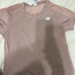 New balance pink shirt size small